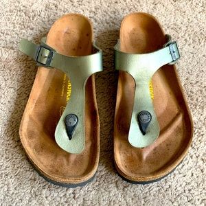 Birkenstock Gizeh Leather Thong Comfort Sandals